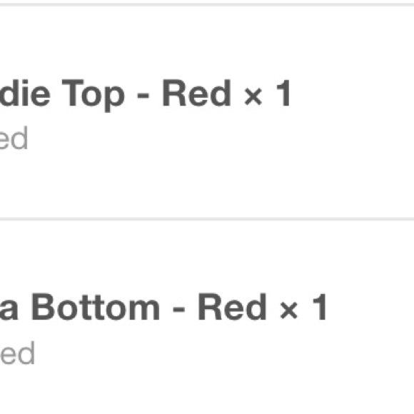 Skatie Red Alana Bikini Bottom - Picture 5 of 5